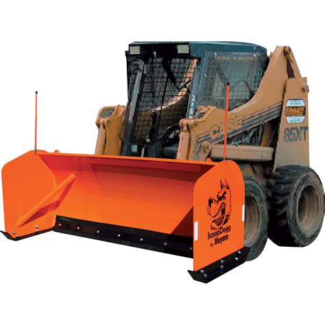 skid steer snow pusher for sale near me|scoopdogg skid steer snow loader.